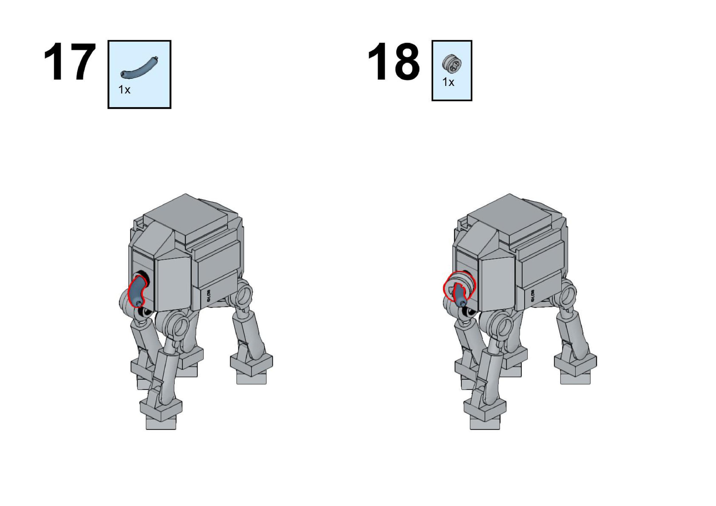 Lego mini atat sales